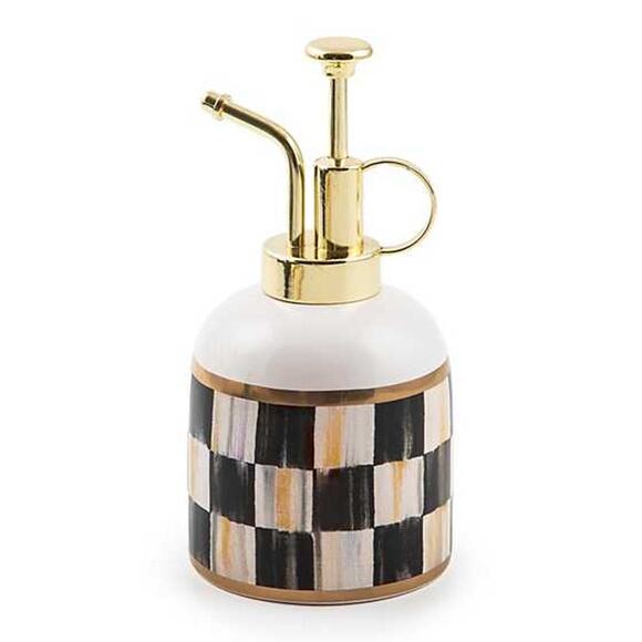 MacKenzie-Childs Other - Brand New MACKENZIE CHILDS Courtly Check Plant Mister Black and White Home Decor